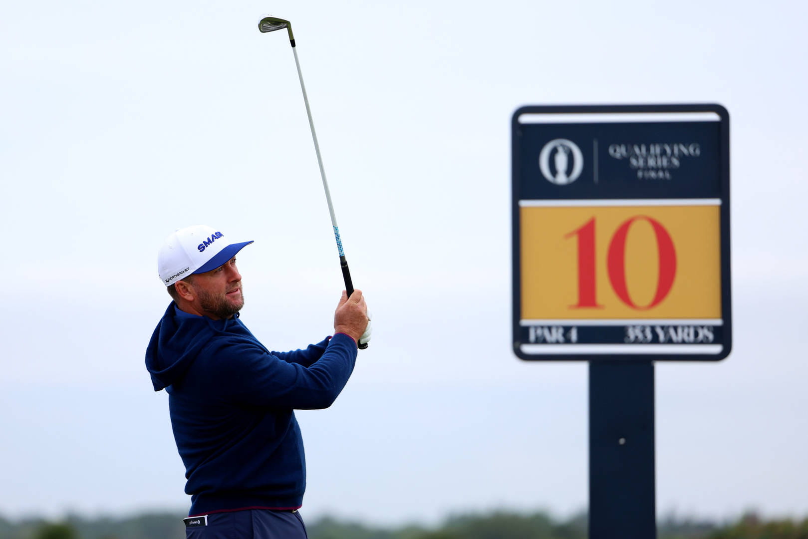 Graeme McDowell in action at Open qualifying.